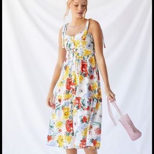 Urban Outfitters Floral Midi Dress